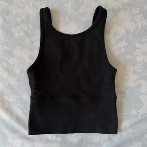 Lululemon | Black Ribbed Tank Top